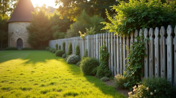 Quadrillez votre jardin avec des clôtures en bois à Caen