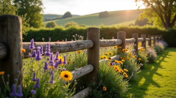 Quadrillez votre jardin avec des clôtures en bois à Caen